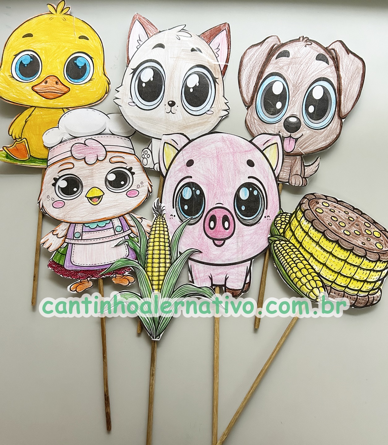 Mini Projeto da Galinha Ruiva Com Palitoches e Atividades para Imprimir ...