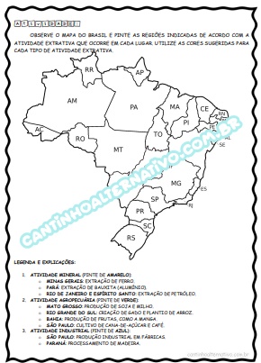 atividades extrativas