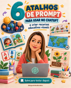 6 prompts do ChatGPT para criar recursos educativos visuais