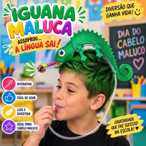 Cabelo maluco iguana