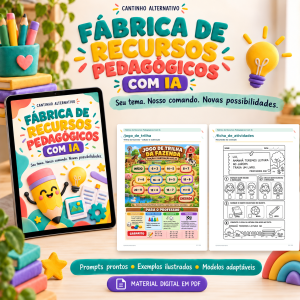 Fábrica de Recursos Pedagógicos com IA — Prompts para Professores