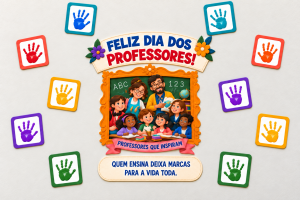 Mural dia dos professores mas grande