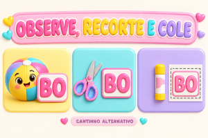 Famílias silábicas para imprimir, com sílabas BA, BE, BI, BO e BU e ilustrações de borboleta, bola, bala e bule.