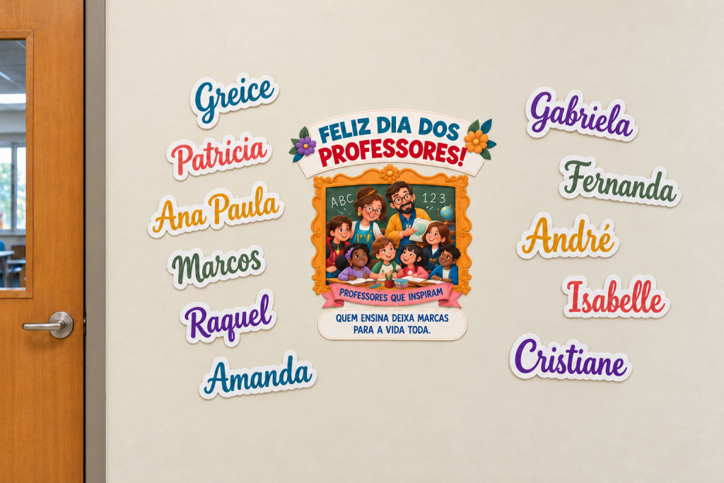 Mural do Dia dos Professores
