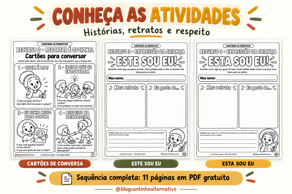 Três atividades reais_ conversa e autorretrato